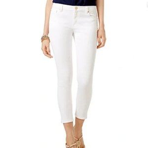 MICHAEL KORS IZZY CROPPED SKINNY JEANS WHITE 4